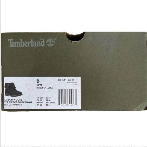 TIMBERLAND LINDEN WOODS WP FLEECE FOLD DOWN BOOTIE - BLACK NUBUCK
WOMEN … - Picture 14 of 14